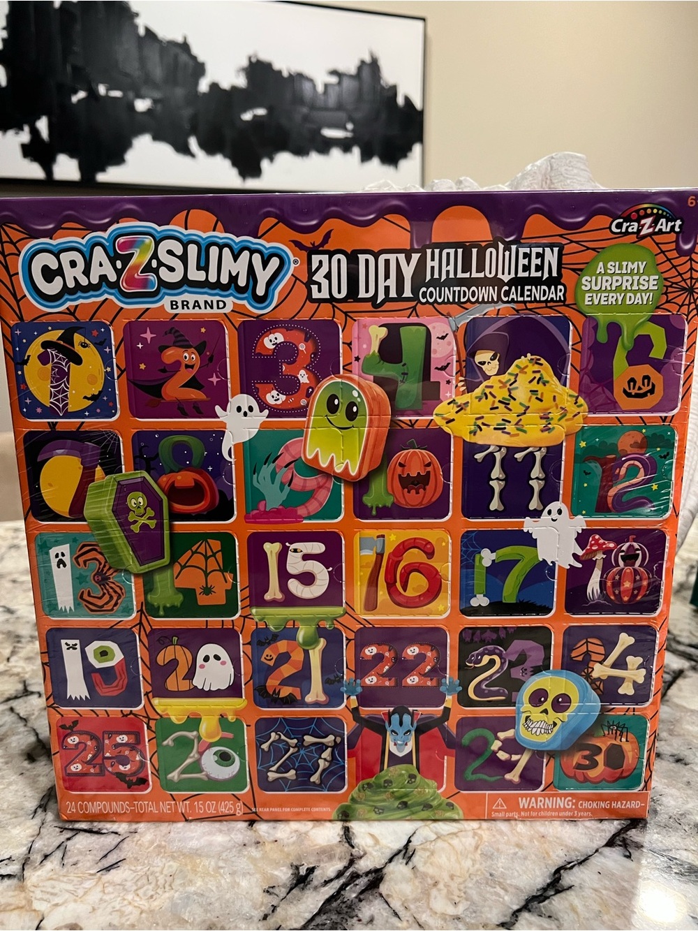👻🔥🎃 Avent Calendar 30 Day Halloween 👻 #spookyslime #halloween2026 #boobasket